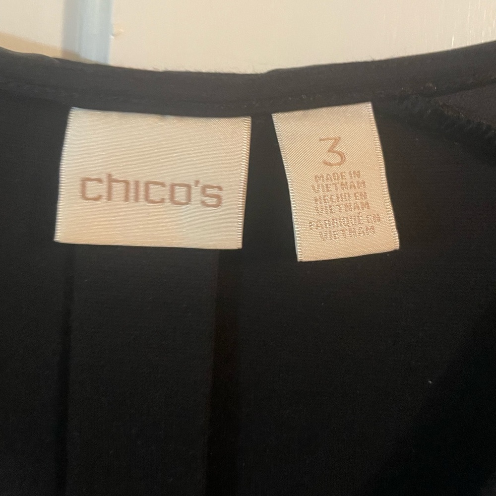 Chicos sleeveless black dress